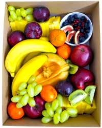 Objednajte si zdravý ovocný box plný štavnatého ovocia.